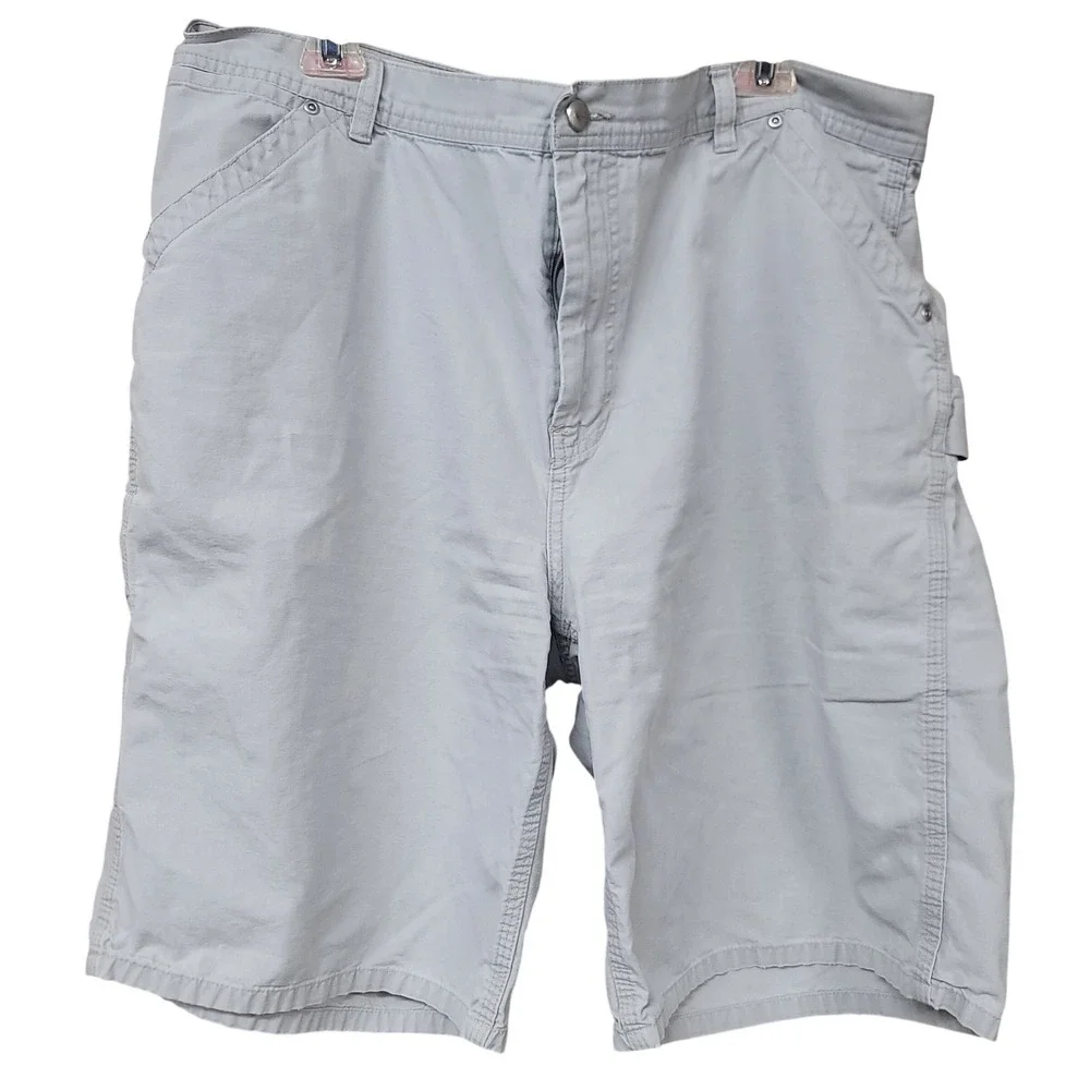 VTG Y2K GorpcoreTommy Hilfiger Mens Gray Cargo Painter Utility Shorts Size‎ 40